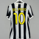 Shop 2009/10 JUVENTUS DEL PIERO #10 *BNWT* HOME SHIRT (S) NIKE, classic football shirts, vintage football shirts & retro soccer jerseys at Cult Kits