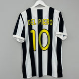 Shop 2009/10 JUVENTUS DEL PIERO #10 HOME SHIRT (L) NIKE, classic football shirts, vintage football shirts & retro soccer jerseys at Cult Kits