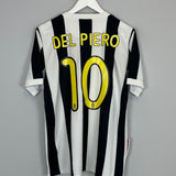 Shop 2009/10 JUVENTUS DEL PIERO #10 HOME SHIRT (M) NIKE, classic football shirts, vintage football shirts & retro soccer jerseys at Cult Kits