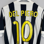 Shop 2009/10 JUVENTUS DEL PIERO #10 HOME SHIRT (M) NIKE, classic football shirts, vintage football shirts & retro soccer jerseys at Cult Kits