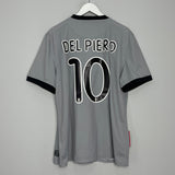 Shop 2009/10 JUVENTUS DEL PIERO AWAY SHIRT (XL) NIKE, classic football shirts, vintage football shirts & retro soccer jerseys at Cult Kits