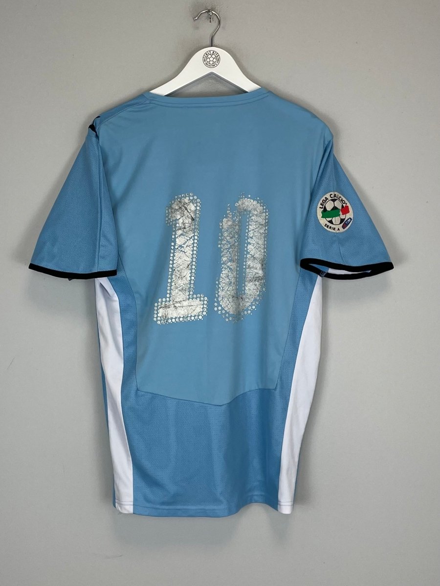 2009/10 LAZIO 10 HOME SHIRT (L) PUMA - Cult Kits - Large - Buy Vintage Football Shirts, Authentic Retro Football Shirts For Sale, Classic Football Shirts & Soccer Jersey