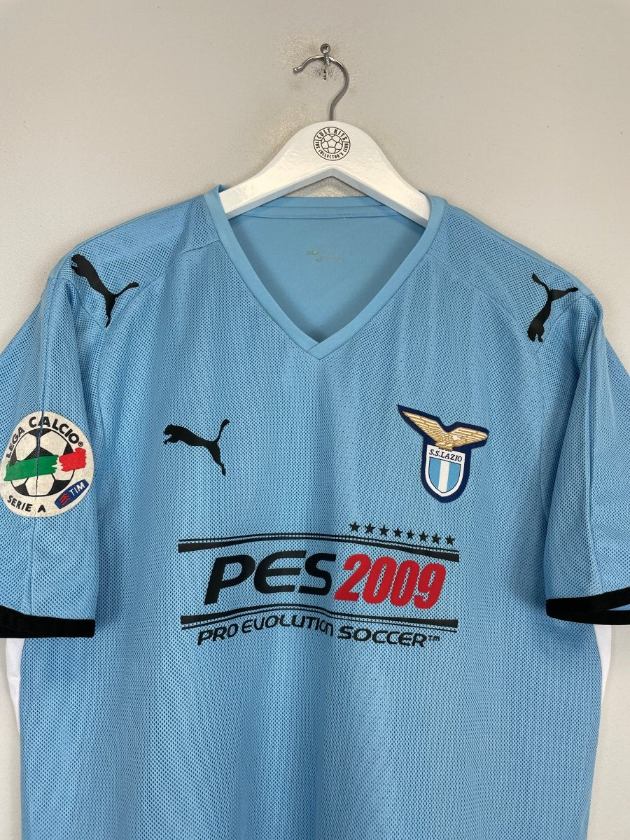 2009/10 LAZIO 10 HOME SHIRT (L) PUMA - Cult Kits - Large - Buy Vintage Football Shirts, Authentic Retro Football Shirts For Sale, Classic Football Shirts & Soccer Jersey