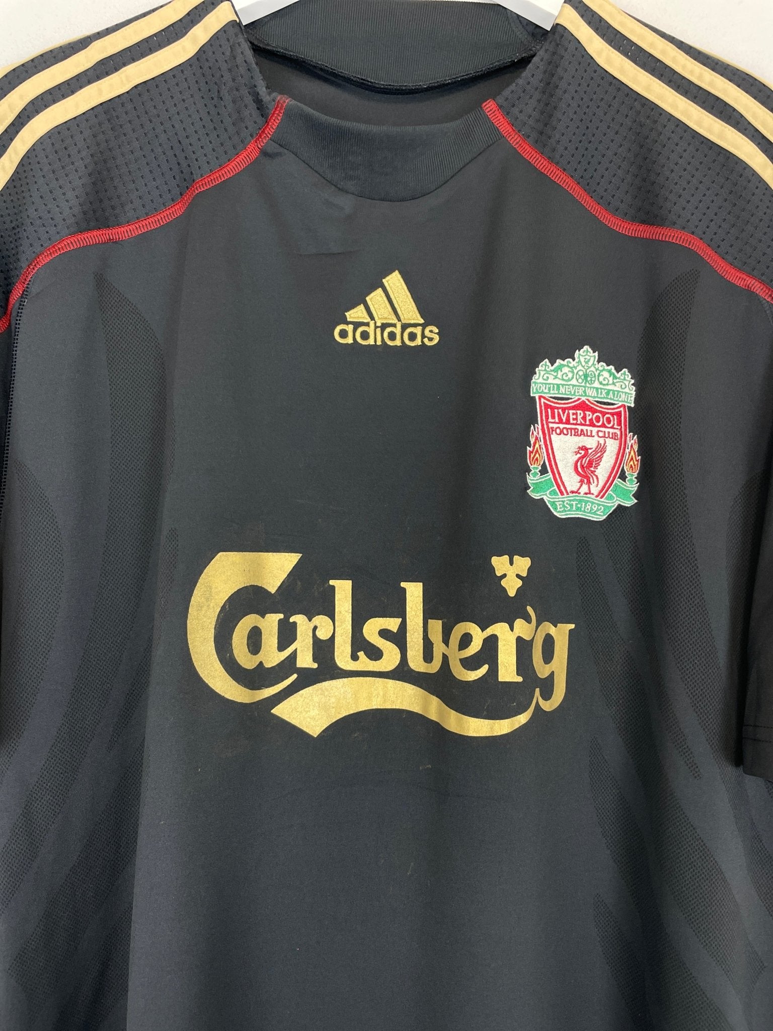 Shop 2009/10 LIVERPOOL AWAY SHIRT (XL) ADIDAS, classic football shirts, vintage football shirts & retro soccer jerseys at Cult Kits
