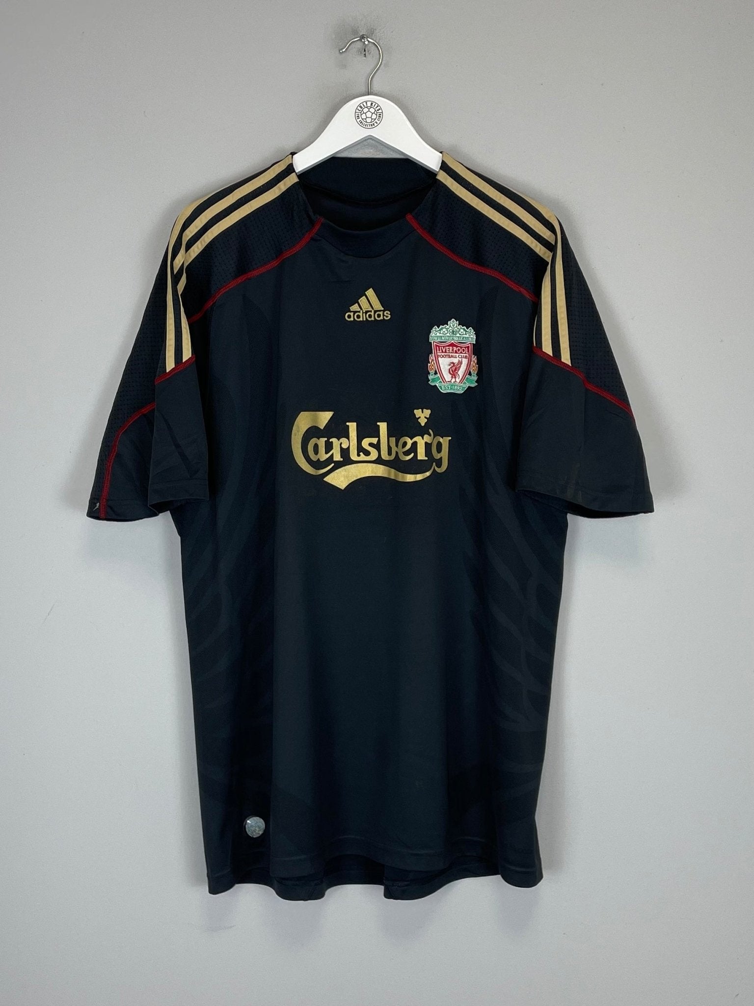 Shop 2009/10 LIVERPOOL AWAY SHIRT (XL) ADIDAS, classic football shirts, vintage football shirts & retro soccer jerseys at Cult Kits