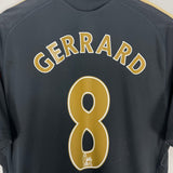 Shop 2009/10 LIVERPOOL GERRARD #8 AWAY SHIRT (M) ADIDAS, classic football shirts, vintage football shirts & retro soccer jerseys at Cult Kits