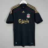 Shop 2009/10 LIVERPOOL GERRARD #8 AWAY SHIRT (M) ADIDAS, classic football shirts, vintage football shirts & retro soccer jerseys at Cult Kits