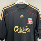 Shop 2009/10 LIVERPOOL GERRARD #8 AWAY SHIRT (XL) ADIDAS, classic football shirts, vintage football shirts & retro soccer jerseys at Cult Kits