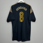 Shop 2009/10 LIVERPOOL GERRARD #8 AWAY SHIRT (XL) ADIDAS, classic football shirts, vintage football shirts & retro soccer jerseys at Cult Kits