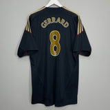 Shop 2009/10 LIVERPOOL GERRARD #8 AWAY SHIRT (XL) ADIDAS, classic football shirts, vintage football shirts & retro soccer jerseys at Cult Kits