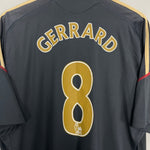 Shop 2009/10 LIVERPOOL GERRARD #8 AWAY SHIRT (XL) ADIDAS, classic football shirts, vintage football shirts & retro soccer jerseys at Cult Kits