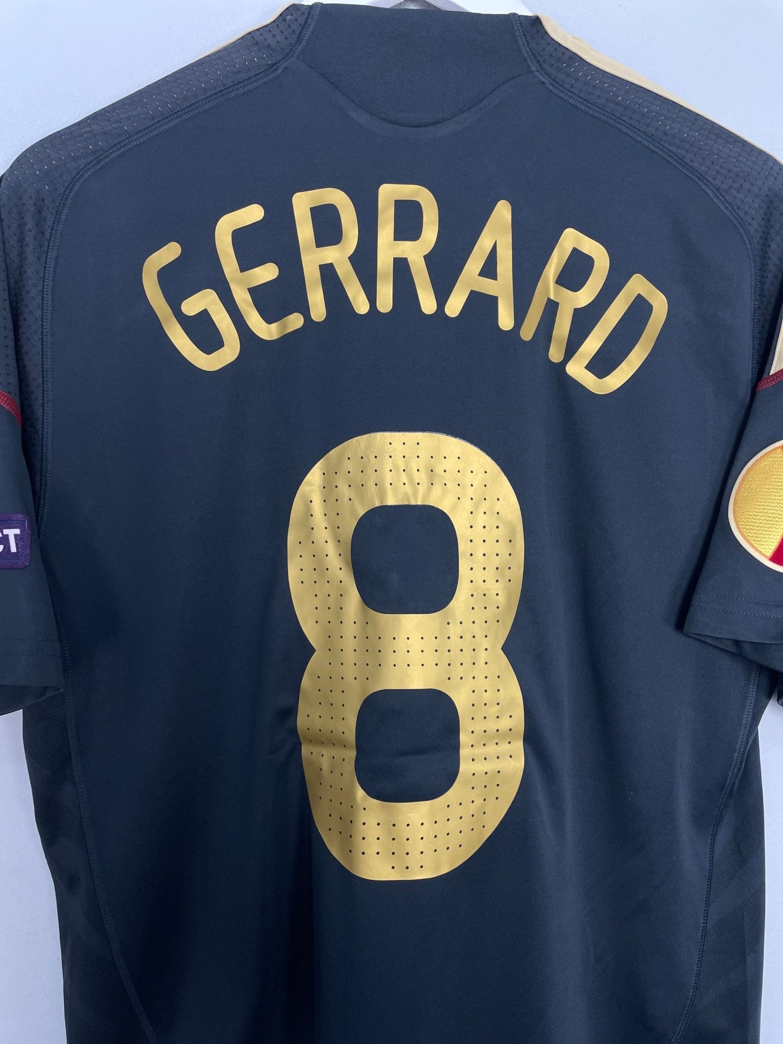 2009/10 LIVERPOOL GERRARD #8 E/L AWAY SHIRT (M) ADIDAS – Cult Kits