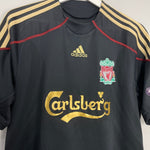 Shop 2009/10 LIVERPOOL GERRARD #8 E/L AWAY SHIRT (M) ADIDAS, classic football shirts, vintage football shirts & retro soccer jerseys at Cult Kits