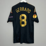 Shop 2009/10 LIVERPOOL GERRARD #8 E/L AWAY SHIRT (M) ADIDAS, classic football shirts, vintage football shirts & retro soccer jerseys at Cult Kits
