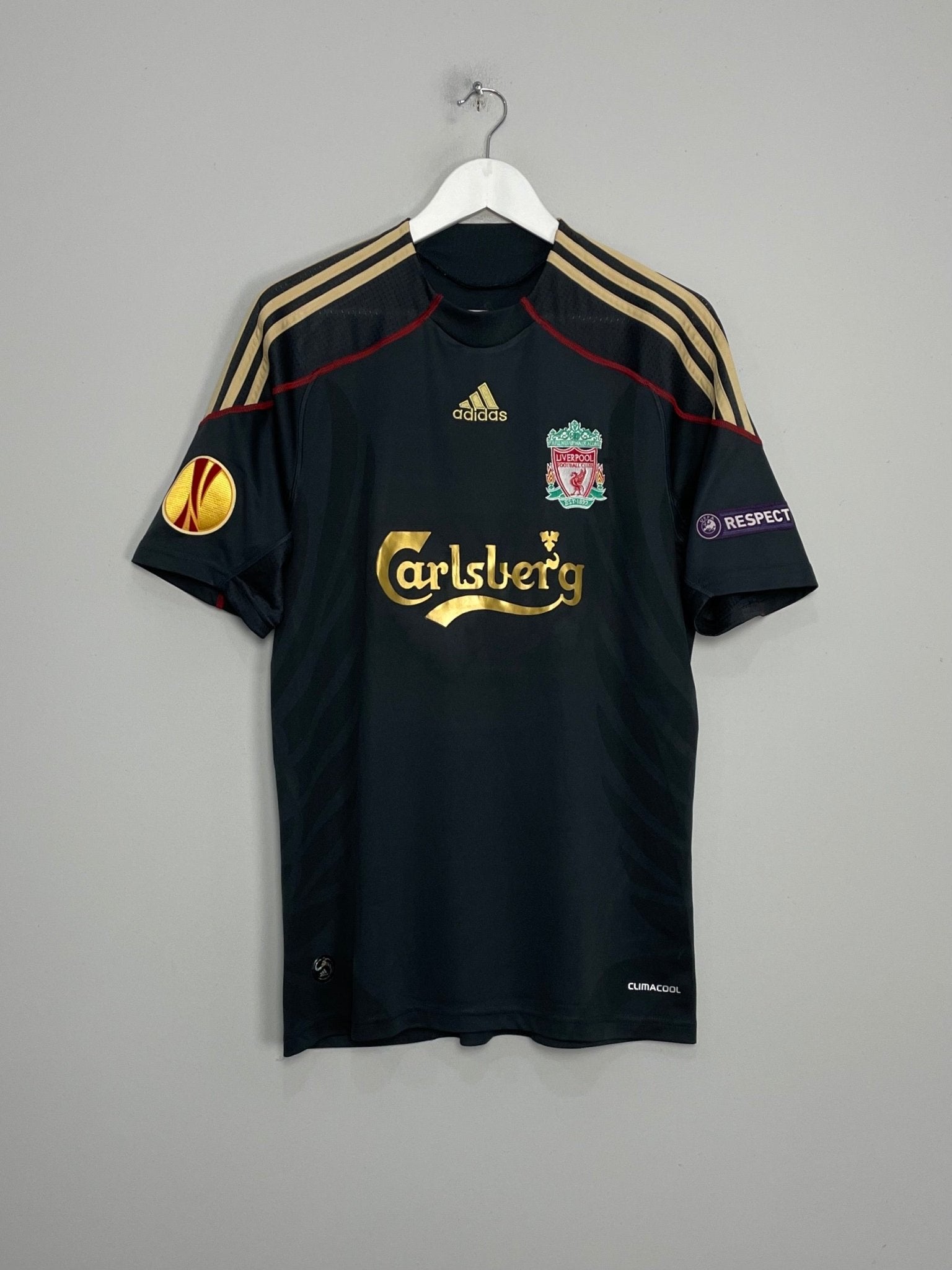 2009/10 LIVERPOOL GERRARD #8 E/L AWAY SHIRT (M) ADIDAS – Cult Kits