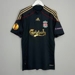 Shop 2009/10 LIVERPOOL GERRARD #8 E/L AWAY SHIRT (M) ADIDAS, classic football shirts, vintage football shirts & retro soccer jerseys at Cult Kits