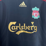 Shop 2009/10 LIVERPOOL GERRARD #8 E/L AWAY SHIRT (M) ADIDAS, classic football shirts, vintage football shirts & retro soccer jerseys at Cult Kits