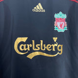 Shop 2009/10 LIVERPOOL GERRARD #8 E/L AWAY SHIRT (M) ADIDAS, classic football shirts, vintage football shirts & retro soccer jerseys at Cult Kits