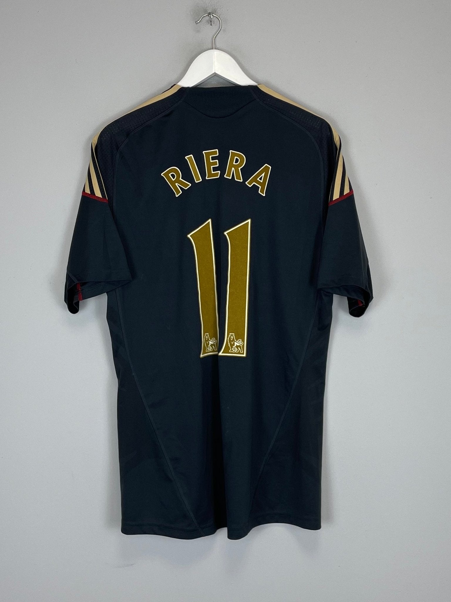 Shop 2009/10 LIVERPOOL RIERA #11 AWAY SHIRT (L) ADIDAS, classic football shirts, vintage football shirts & retro soccer jerseys at Cult Kits