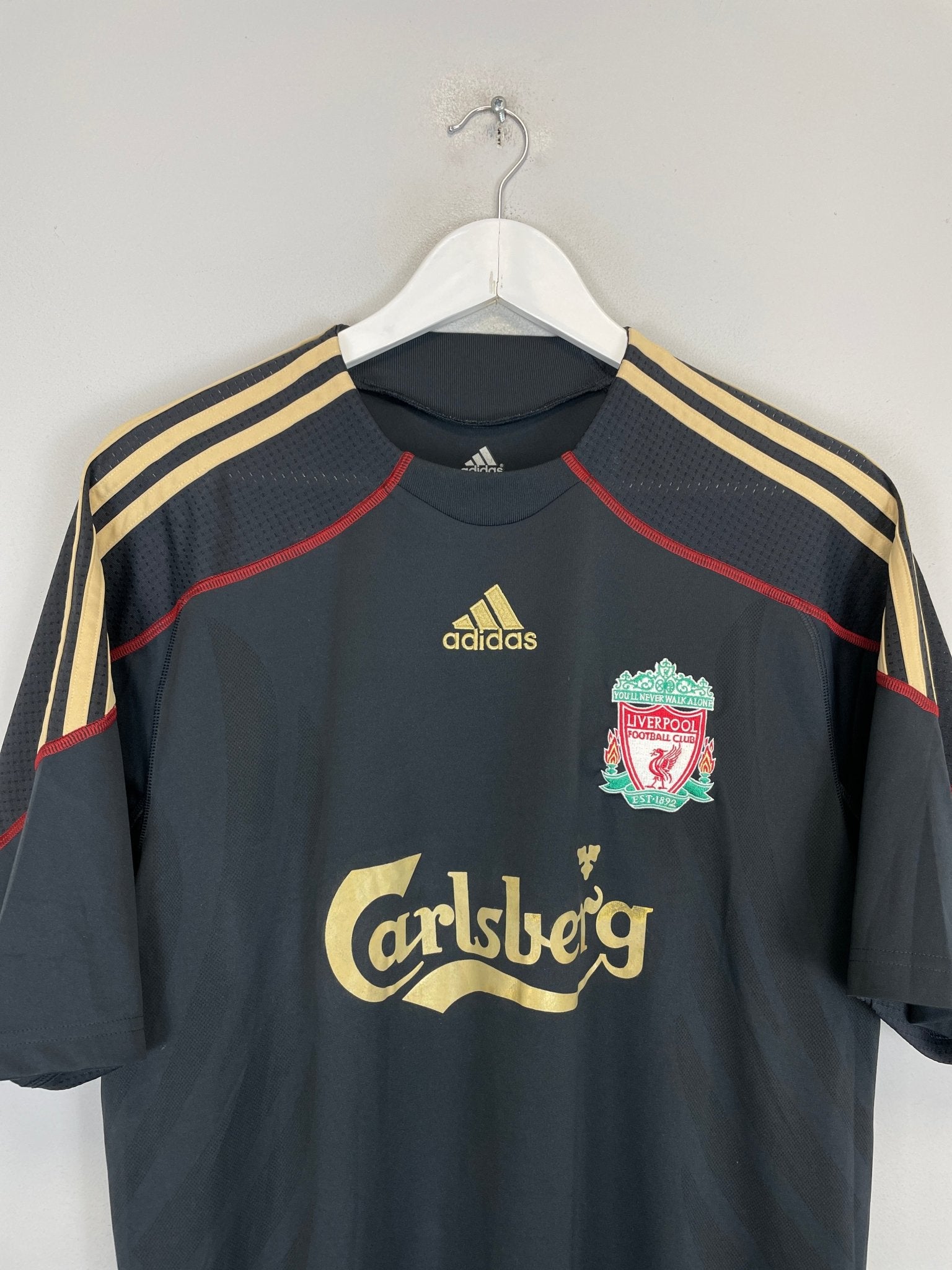 Shop 2009/10 LIVERPOOL RIERA #11 AWAY SHIRT (L) ADIDAS, classic football shirts, vintage football shirts & retro soccer jerseys at Cult Kits