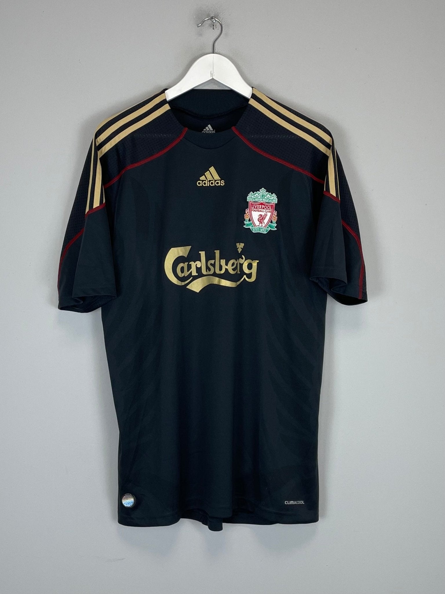 Shop 2009/10 LIVERPOOL RIERA #11 AWAY SHIRT (L) ADIDAS, classic football shirts, vintage football shirts & retro soccer jerseys at Cult Kits