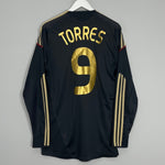 Shop 2009/10 LIVERPOOL TORRES #9 L/S AWAY SHIRT (M) ADIDAS, classic football shirts, vintage football shirts & retro soccer jerseys at Cult Kits