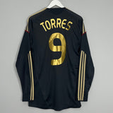 Shop 2009/10 LIVERPOOL TORRES #9 L/S AWAY SHIRT (M) ADIDAS, classic football shirts, vintage football shirts & retro soccer jerseys at Cult Kits