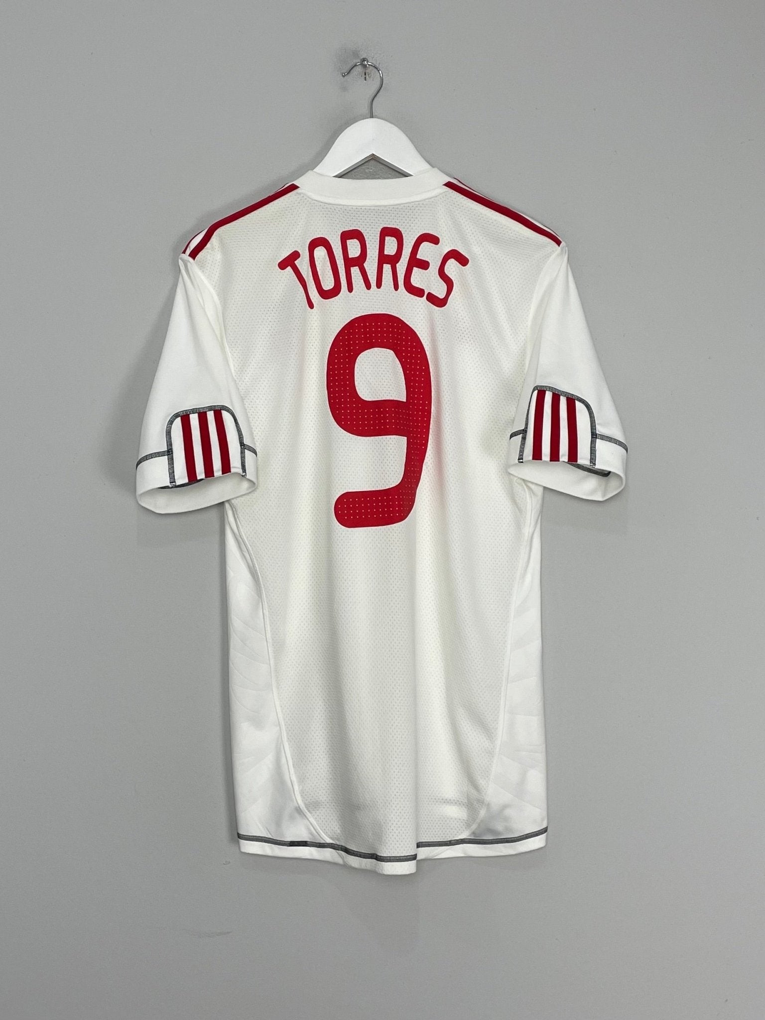 Shop 2009/10 LIVERPOOL TORRES #9 THIRD SHIRT (M) ADIDAS, classic football shirts, vintage football shirts & retro soccer jerseys at Cult Kits