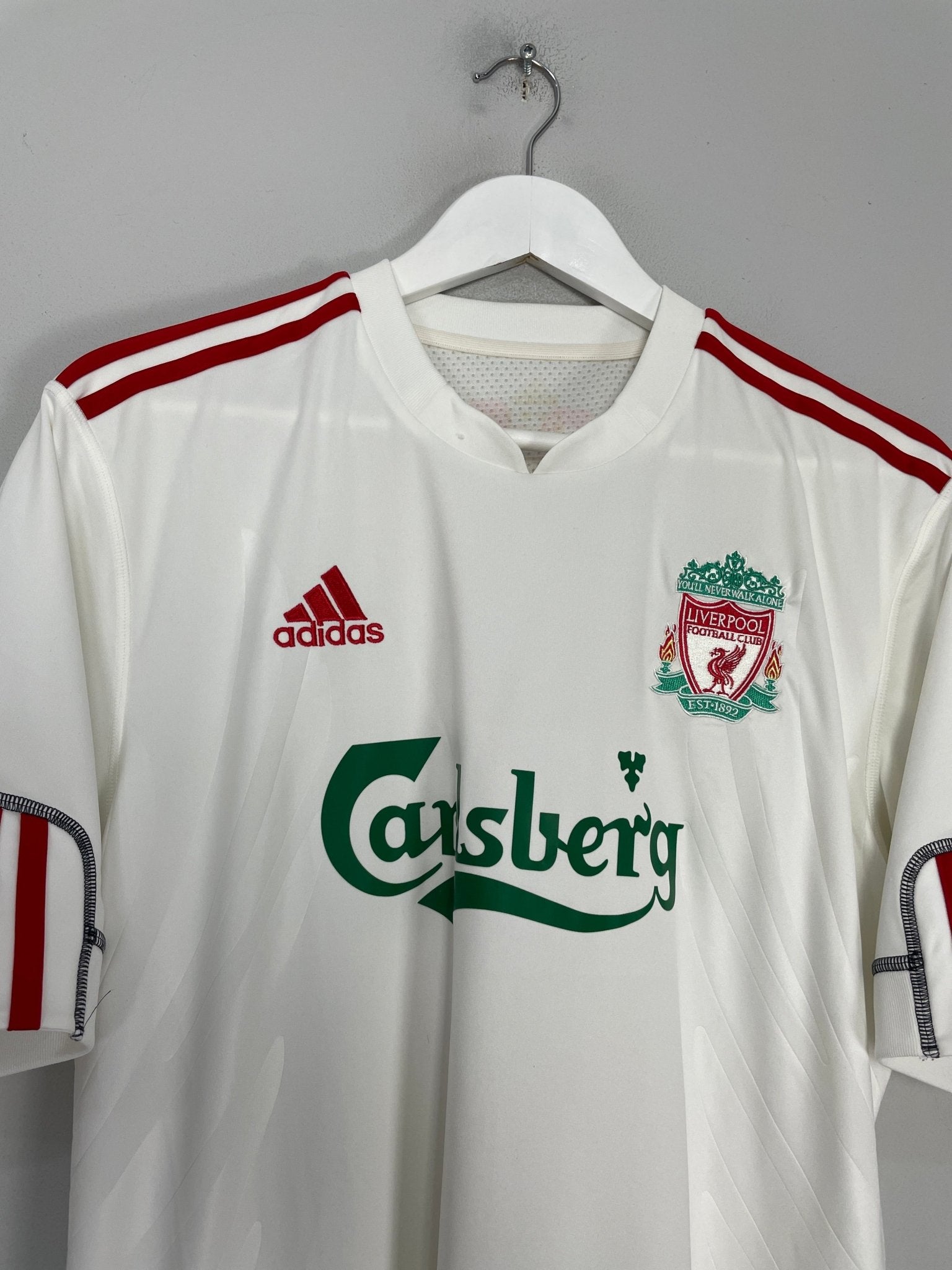 Shop 2009/10 LIVERPOOL TORRES #9 THIRD SHIRT (M) ADIDAS, classic football shirts, vintage football shirts & retro soccer jerseys at Cult Kits