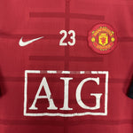 Shop 2009/10 MANCHESTER UNITED #23 TRAINING SHIRT (M) NIKE, classic football shirts, vintage football shirts & retro soccer jerseys at Cult Kits