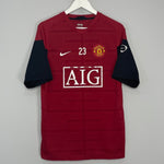 Shop 2009/10 MANCHESTER UNITED #23 TRAINING SHIRT (M) NIKE, classic football shirts, vintage football shirts & retro soccer jerseys at Cult Kits