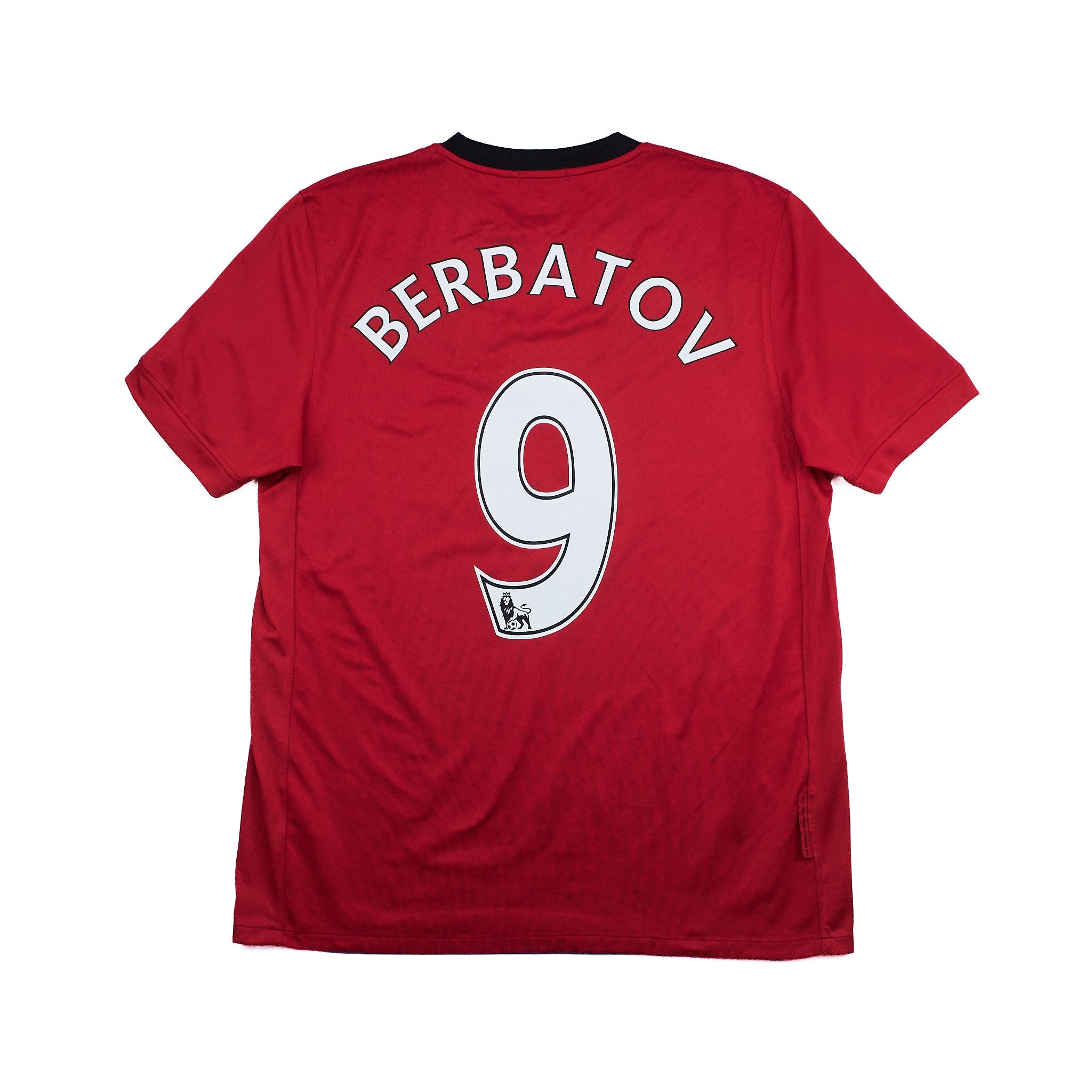 Buy 2009/10 Manchester United Berbatov 9 Home Shirt (L) Nike ~ Free worldwide shipping ~ Authentic Vintage Football Shirts from Cult Kits