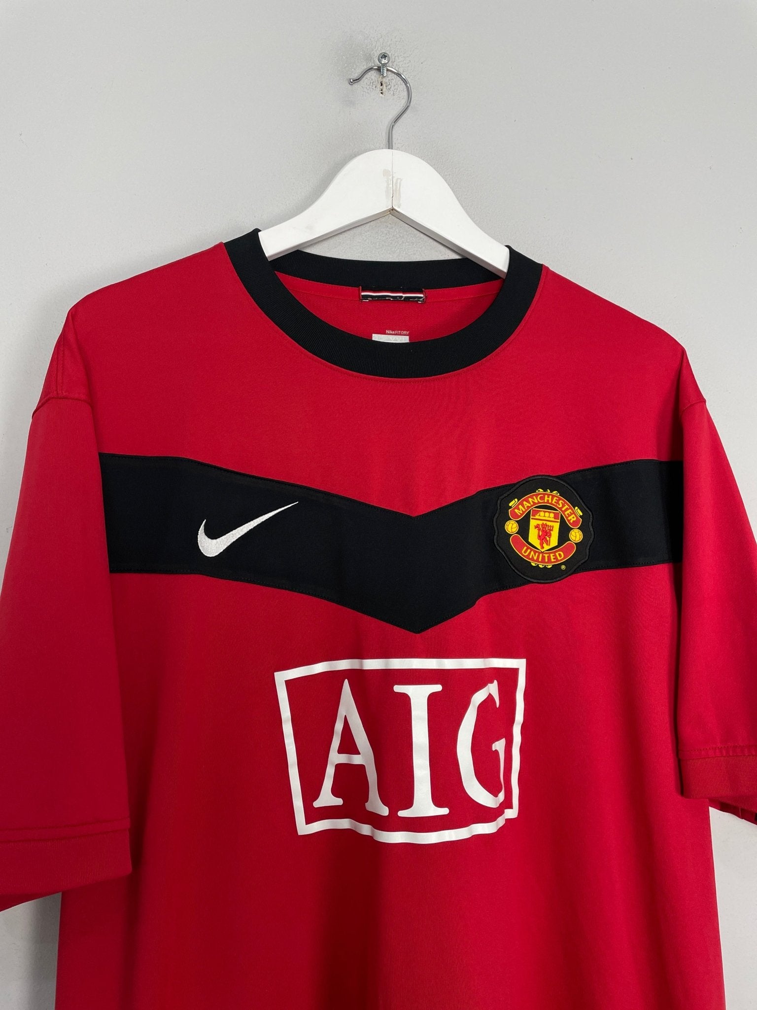 Shop 2009/10 MANCHESTER UNITED BERBATOV #9 HOME SHIRT (XXL) NIKE, classic football shirts, vintage football shirts & retro soccer jerseys at Cult Kits