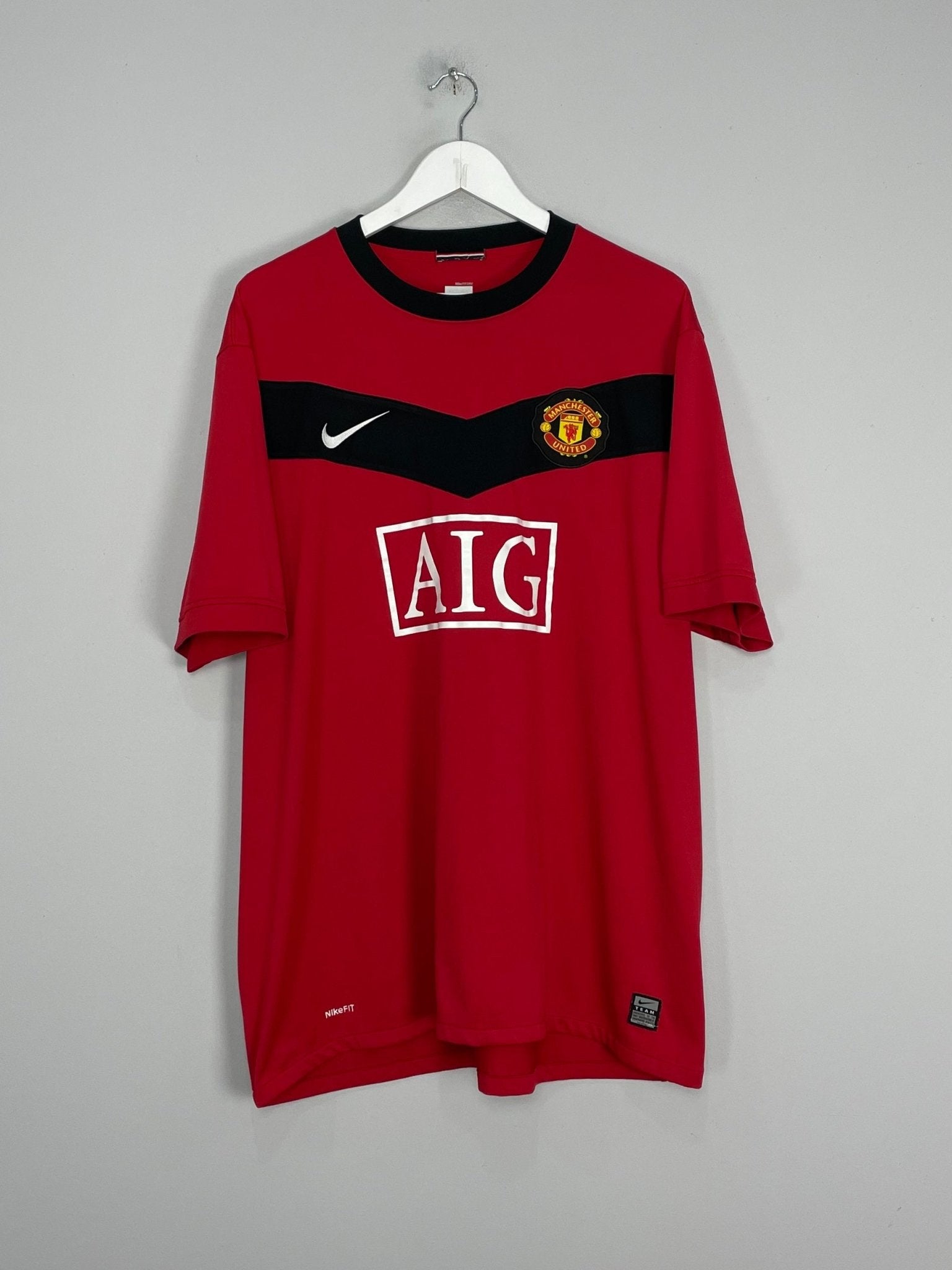 Shop 2009/10 MANCHESTER UNITED BERBATOV #9 HOME SHIRT (XXL) NIKE, classic football shirts, vintage football shirts & retro soccer jerseys at Cult Kits