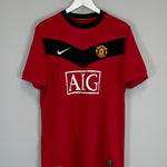 Shop 2009/10 MANCHESTER UNITED CARRICK #16 HOME SHIRT (L) NIKE, classic football shirts, vintage football shirts & retro soccer jerseys at Cult Kits