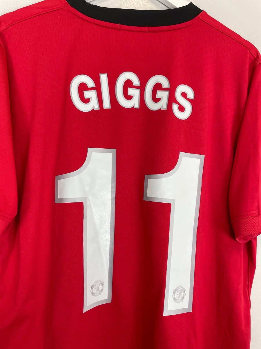 2009/10 MANCHESTER UNITED GIGGS 11 C/L HOME SHIRT (XL) NIKE - Cult Kits - XL - Buy Vintage Football Shirts, Authentic Retro Football Shirts For Sale, Classic Football Shirts & Soccer Jersey