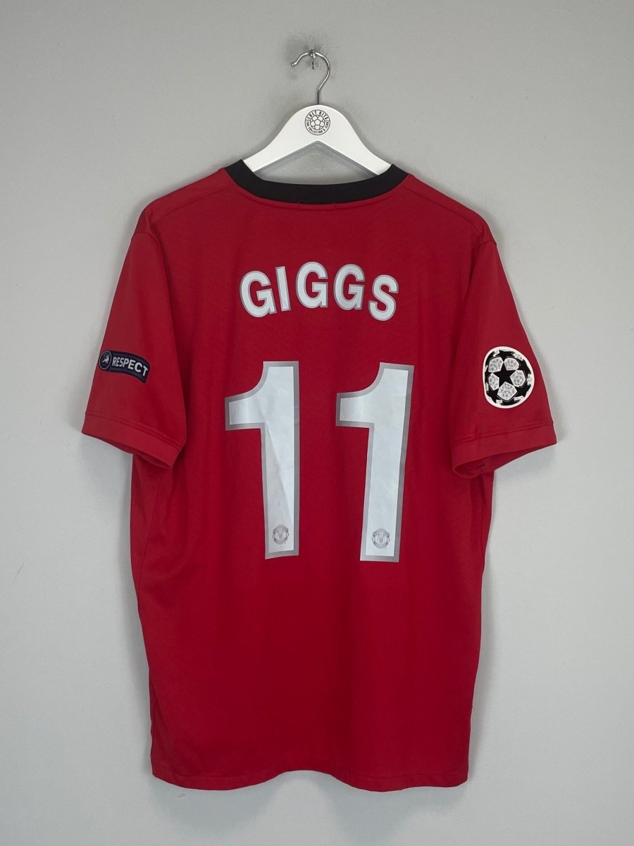 2009/10 MANCHESTER UNITED GIGGS 11 C/L HOME SHIRT (XL) NIKE - Cult Kits - XL - Buy Vintage Football Shirts, Authentic Retro Football Shirts For Sale, Classic Football Shirts & Soccer Jersey