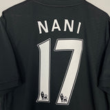 Shop 2009/10 MANCHESTER UNITED NANI #17 AWAY SHIRT (XL) NIKE, classic football shirts, vintage football shirts & retro soccer jerseys at Cult Kits