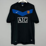 Shop 2009/10 MANCHESTER UNITED NANI #17 AWAY SHIRT (XL) NIKE, classic football shirts, vintage football shirts & retro soccer jerseys at Cult Kits