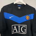 Shop 2009/10 MANCHESTER UNITED NANI #17 AWAY SHIRT (XL) NIKE, classic football shirts, vintage football shirts & retro soccer jerseys at Cult Kits