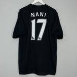 Shop 2009/10 MANCHESTER UNITED NANI #17 AWAY SHIRT (XL) NIKE, classic football shirts, vintage football shirts & retro soccer jerseys at Cult Kits