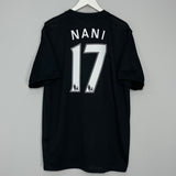 Shop 2009/10 MANCHESTER UNITED NANI #17 AWAY SHIRT (XL) NIKE, classic football shirts, vintage football shirts & retro soccer jerseys at Cult Kits