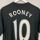 Shop 2009/10 MANCHESTER UNITED ROONEY #10 AWAY SHIRT (L) NIKE, classic football shirts, vintage football shirts & retro soccer jerseys at Cult Kits