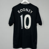 Shop 2009/10 MANCHESTER UNITED ROONEY #10 AWAY SHIRT (L) NIKE, classic football shirts, vintage football shirts & retro soccer jerseys at Cult Kits