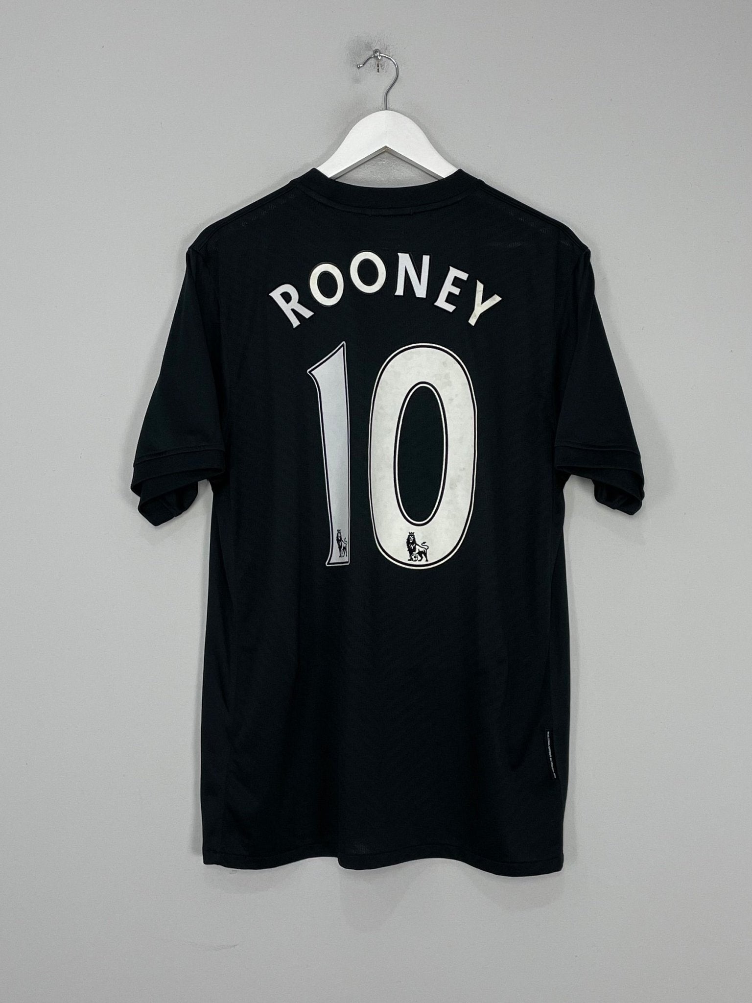 Shop 2009/10 MANCHESTER UNITED ROONEY #10 AWAY SHIRT (L) NIKE, classic football shirts, vintage football shirts & retro soccer jerseys at Cult Kits