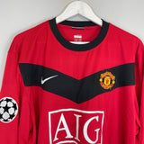 Shop 2009/10 MANCHESTER UNITED ROONEY #10 *BNWT* C/L L/S HOME SHIRT (XL) NIKE, classic football shirts, vintage football shirts & retro soccer jerseys at Cult Kits