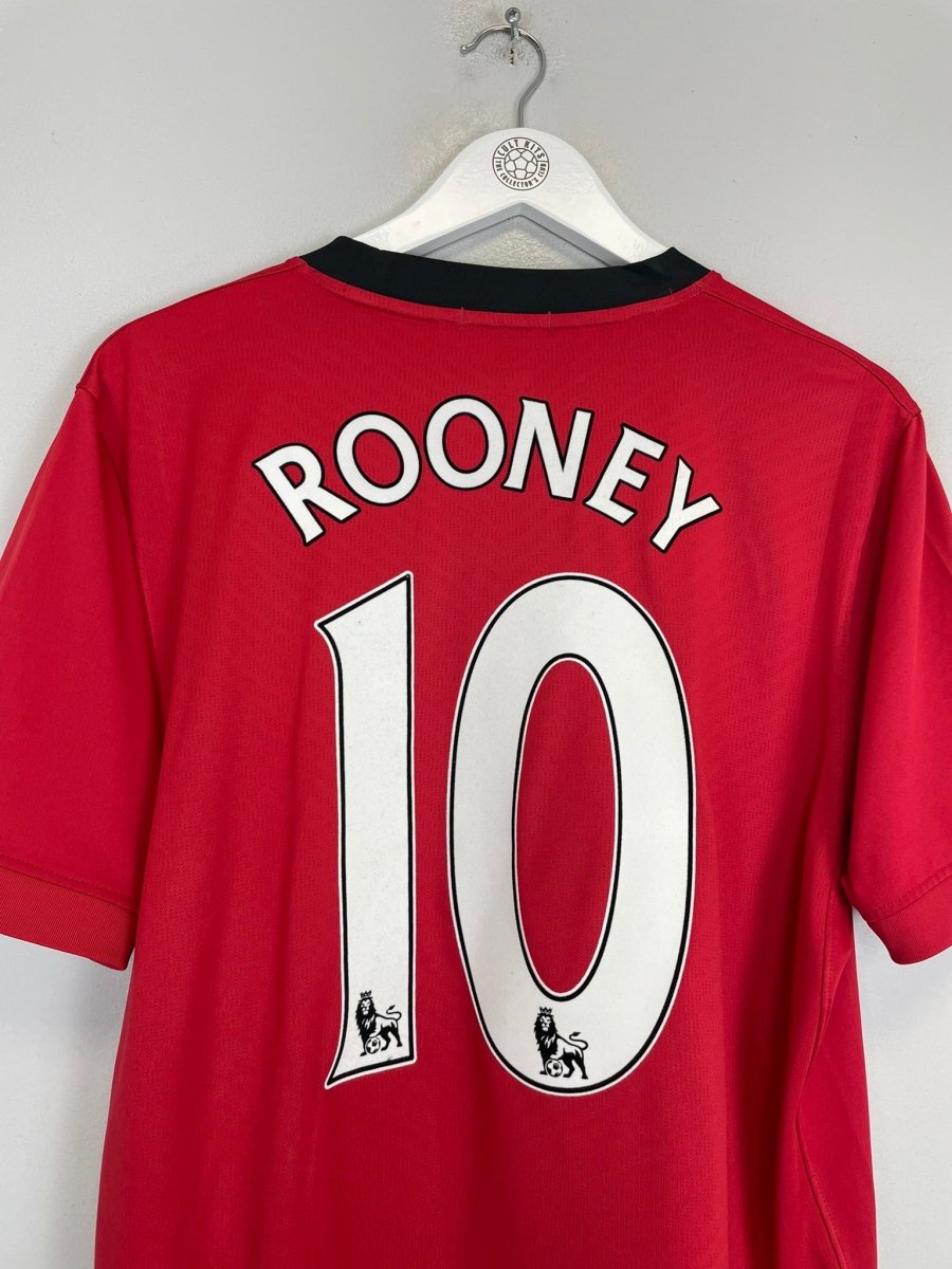 2009/10 MANCHESTER UNITED ROONEY 10 HOME SHIRT (L) NIKE - Cult Kits - Large - Buy Vintage Football Shirts, Authentic Retro Football Shirts For Sale, Classic Football Shirts & Soccer Jersey
