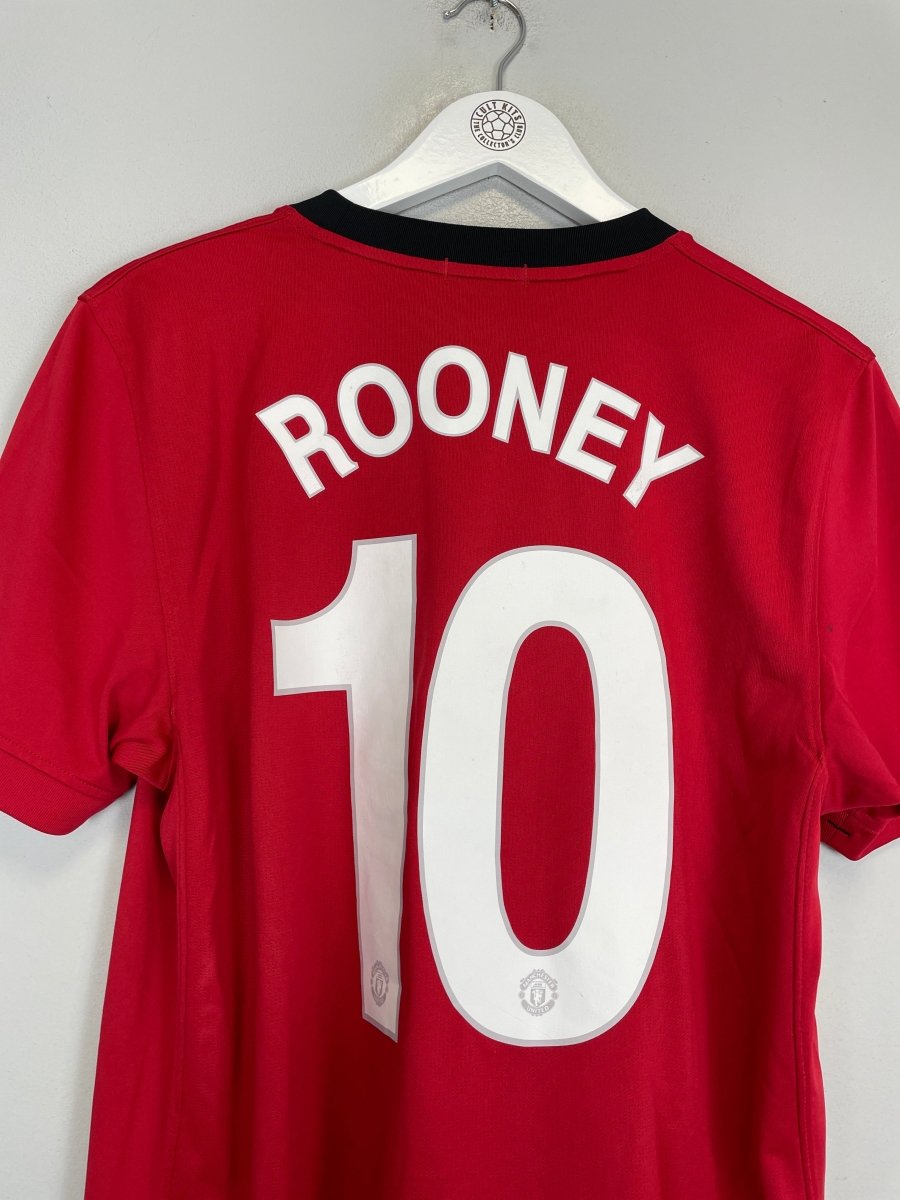 2009/10 MANCHESTER UNITED ROONEY 10 HOME SHIRT (M) NIKE - Cult Kits - Medium - Buy Vintage Football Shirts, Authentic Retro Football Shirts For Sale, Classic Football Shirts & Soccer Jersey