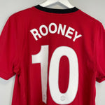 2009/10 MANCHESTER UNITED ROONEY 10 HOME SHIRT (M) NIKE - Cult Kits - Medium - Buy Vintage Football Shirts, Authentic Retro Football Shirts For Sale, Classic Football Shirts & Soccer Jersey