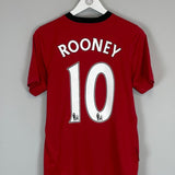 2009/10 MANCHESTER UNITED ROONEY 10 HOME SHIRT (S) NIKE - Cult Kits - Small - Buy Vintage Football Shirts, Authentic Retro Football Shirts For Sale, Classic Football Shirts & Soccer Jersey